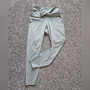 Nike Yoga Grey Dots Twist Leggings Large